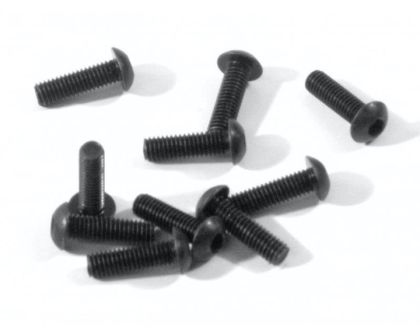 Hot Bodies BUTTON HEAD SCREW M3x10mm HEX SOCKET