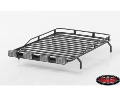 RC4WD Roof Rack with Light Pods for 1/18 Gelande D90 Black RC4VVVC0279