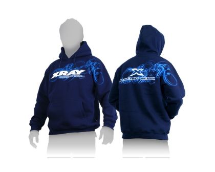 XRAY SWEATER HOODED BLUE S