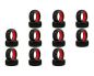 Preview: AKA Buggy Reifen 1:8 Crossbrace Soft Long Wear mit roten Einlagen 10 Pack AKA14004XR_10PACK