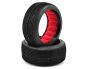 Preview: AKA Buggy Reifen 1:8 Double Down Super Soft Long Wear mit roten Einlagen AKA14019QR