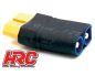 Preview: HRC Racing Adapter Kompakte Version XT60 weiblich zu EC3 männlich HRC9134F