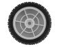 Preview: JConcepts Swagger Pink Reifen vorne auf weißer Felgen für Mini-B