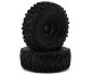 Preview: JConcepts Landmines Reifen 1.0 grün auf schwarzer Felge für TRX-4M JCO4065-32412