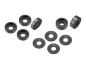 Preview: JConcepts Dirt Racing Products Vertiefte Kugelbolzen Unterlagscheiben Satz schwarz JCO8111