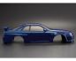 Preview: Killerbody Nissan Skyline R34 Karosserie Metallic blau 195mm RTU