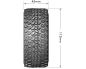 Preview: LOUISE SC Hummer Reifen soft auf Felge schwarz mit tauschbare Radmitnehmer