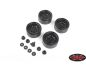Preview: RC4WD Burato 2.2 Beadlock Wheels Center Caps Black RC4VVVC1019