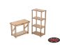 Preview: RC4WD 1/10 Wood Garage Shelves and Work Bench Set RC4ZS0161