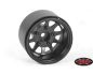 Preview: RC4WD Deep Dish Wagon 1.55 Stamped Steel Beadlock Wheels Black RC4ZW0281