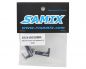 Preview: Samix Alu Seitenleistenschutz Befestigung schwarz für SCX10