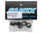 Preview: Samix Alu Antriebswellen Aufnahmen schwarz für SCX10