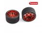 Preview: Sweep Road Crusher Onroad Belted tire Red wheels 1/2 offset WHD 146mm Diameter