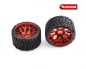 Preview: Sweep Terrain Crusher Offroad Beltedtire Red wheels 1/2 offset WHD 146mm Diameter