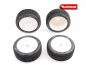 Preview: Sweep PIXEL Red soft X Pre-glued set tires White wheels SR-SWPW-313RXP