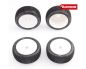 Preview: Sweep SWEEPER Silver Ultra soft X Pre-glued set 8th Buggy tires White wheels SR-SWPW-317SXP