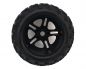 Mobile Preview: Traxxas All-Terrain Reifen auf schwarz Chrom Felgen 17mm