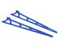 Preview: Traxxas Seitenplatten Wheelie Bar blau Alu TRX9462X
