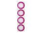 Mobile Preview: XRAY Truggy Wheel Stickers Die-Cut Pink XRA397354