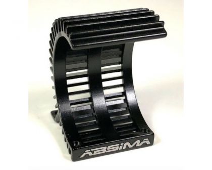 Absima Aluminium Kühlkörper schwarz für 1:10 Motoren mit seitlicher Lüfterhalterung