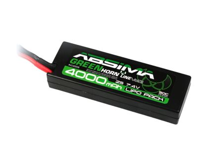 Absima LiPo Stick Pack 7.4V 50C 4000 Hardcase T-Plug AB-4140008