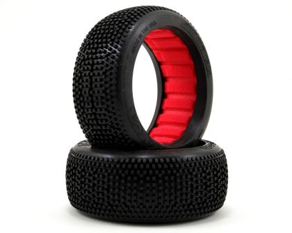 AKA Buggy Reifen 1:8 Impact Soft Long Wear mit roten Einlagen
