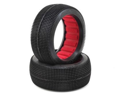AKA Buggy Reifen 1:8 Zipps Medium Long Wear mit roter Einlagen 10 Pack