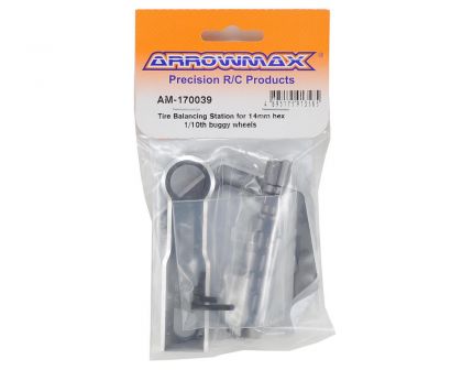 ARROWMAX Tire Balancing Station for 14mm hex 1/10th buggy wheels