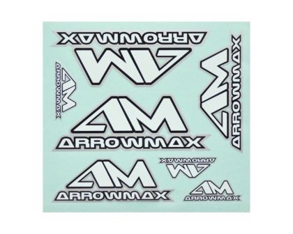 ARROWMAX AM Decal 20x22cm Black / White / Silver AM199112