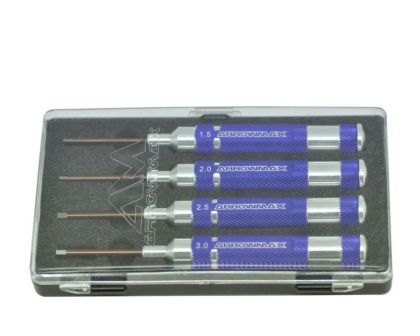 ARROWMAX Mini Tool Set 4 Pieces with Plastic Case AM290911
