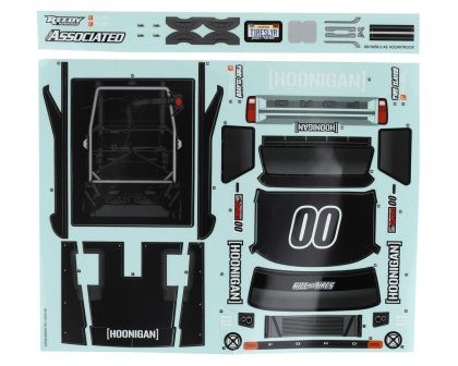 Team Associated Reflex 14R Hoonitruck Karosserie Set unlackiert