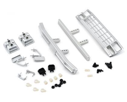 Team Associated CR12 Ford F150 Grill and Accessories Set satin chrome
