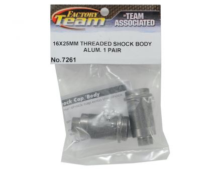 Team Associated FT 16x25 mm Threaded Shock Bodies aluminum
