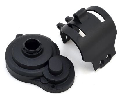 Team Associated Gear Cover and Motor Guard black