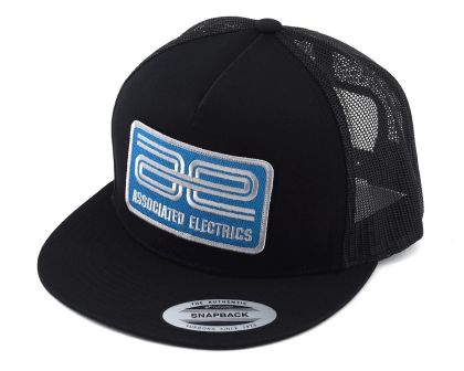 Team Associated AE Logo Trucker Hat flat bill schwarz
