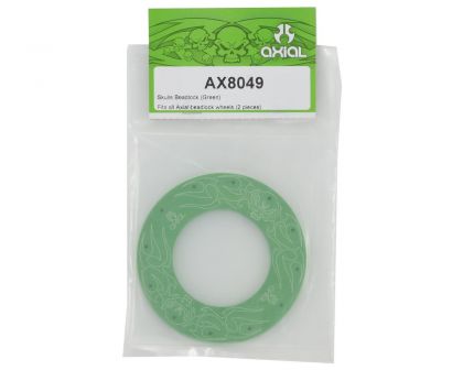 Axial Skulls Beadlock Ring grün 2Stk.