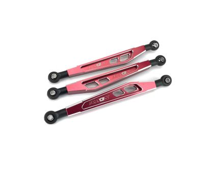 CEN-Racing Front Upper and Lower Suspension Links 69mm red