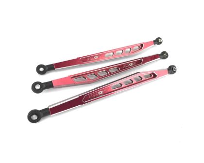 CEN-Racing Rear Upper and Lower Suspension Links 117mm red