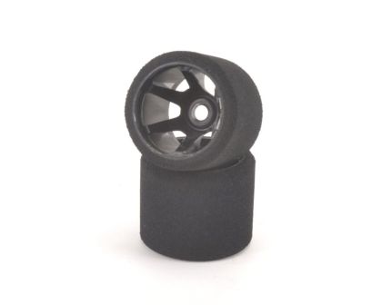 Contact Tyres 1:12 hinten 30 T-Gummi auf Felge 46mm mit Sechskant Aufnahme