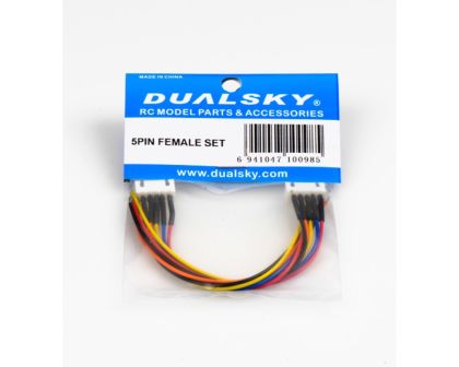 DUALSKY Kabel mit 5 Pin Buchse 2 Stk DUA40098