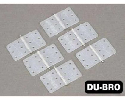 DU-BRO Aircrafts Parts und Accessories Small Nylon Hinges 6 pcs per package