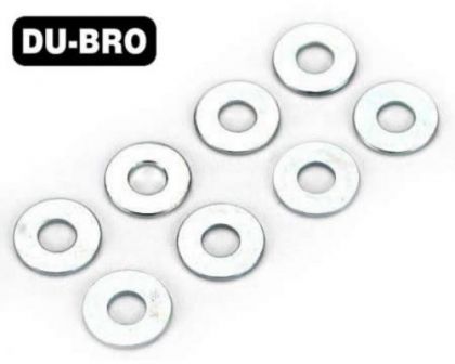 DU-BRO Washers 2.5mm Flat Washers 8 pcs per package DUB2108