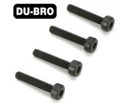 DU-BRO Screws 2mm x 12 Socket Head Cap Screw 4 pcs per package