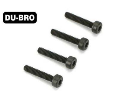DU-BRO Screws 3mm x 4 Socket Head Cap Screws 4 pcs per package