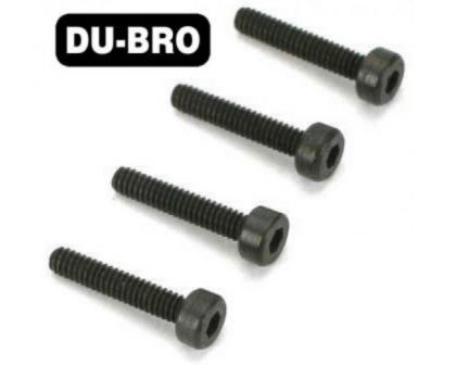 DU-BRO Screws 3mm x 10 Socket Head Cap Screws 4 pcs per package