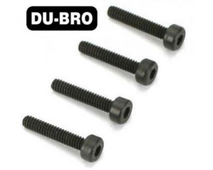 DU-BRO Screws 3mm x 30 Socket Head Cap Screws 4 pcs per package DUB2127