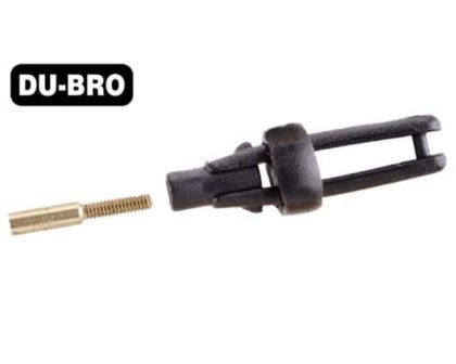 DU-BRO Aircrafts Parts und Accessories Long Arm Micro Clevis .032 Black 2 pcs per package DUB973