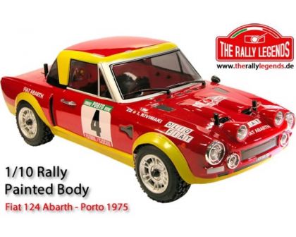 Rally Legends Karosserie 1/10 Rally Scale Fertig lackiert Fiat 124 Abarth