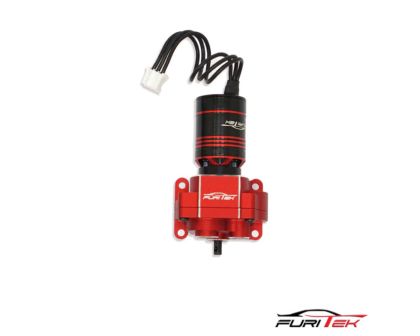 Furitek Micro Stellar 4M Getriebe rot mit Cedar Bushless Motor Inrunner 3450kV für TRX-4M