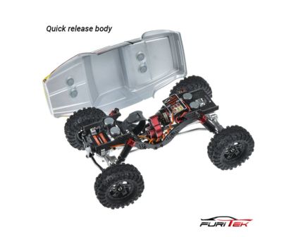 Furitek Cayman PRO V2 4x4 1/18 Premium RC Crawler schwarz